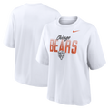 Chicago Bears NIKE Halftime White Boxy T-Shirt for Women product image 1, provided for visual reference and product detail