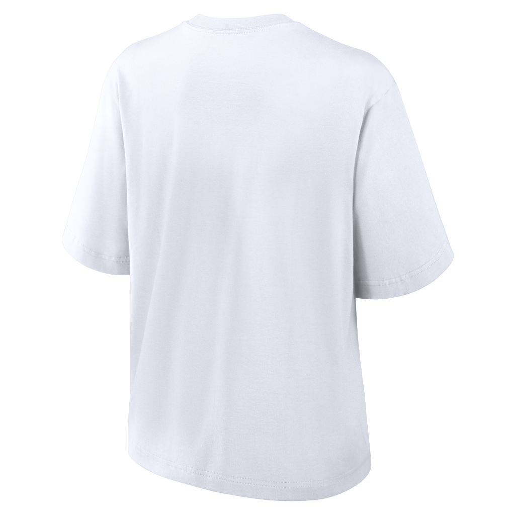 Chicago Bears NIKE Halftime White Boxy T-Shirt for Women product image 3, provided for visual reference and product detail