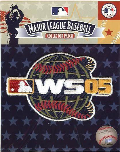 2005 World Series Sleeve Patch Official MLB Licensed White Sox over Astros product image 1, provided for visual reference