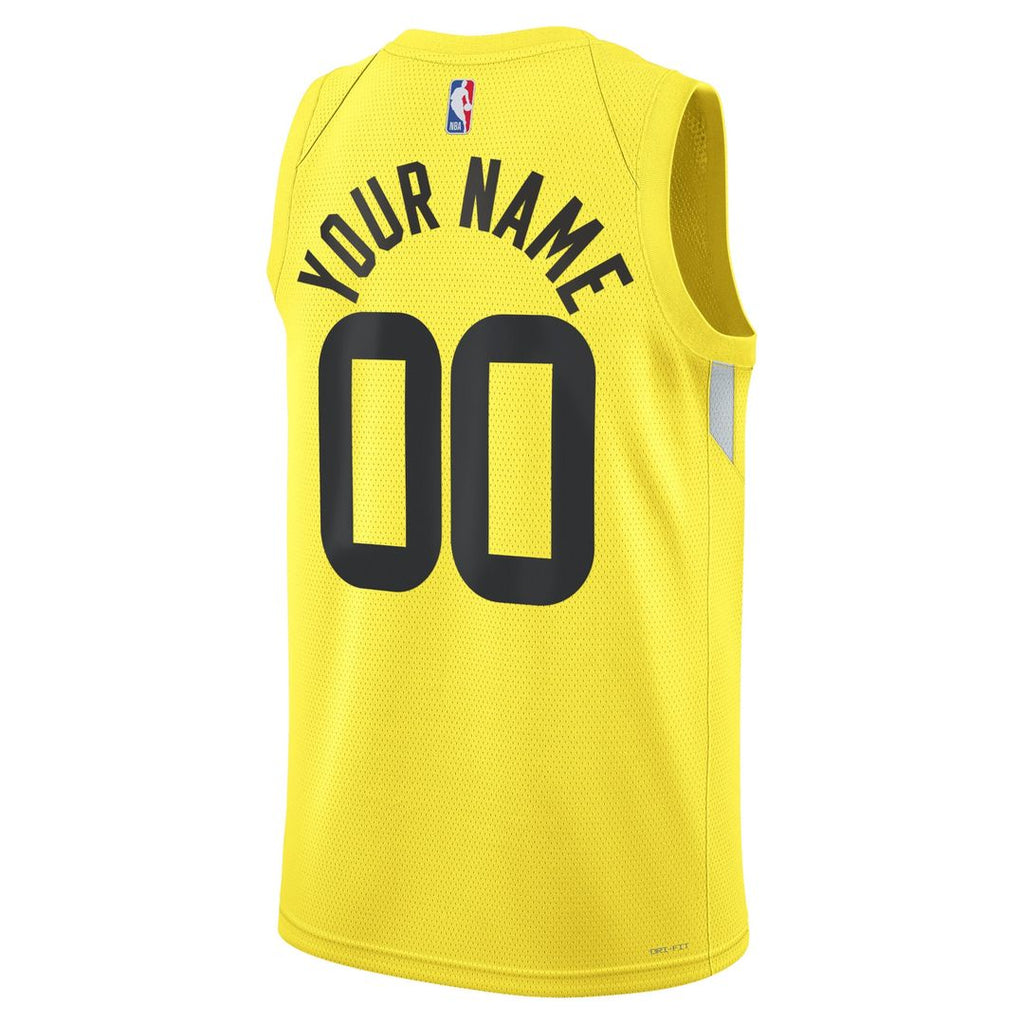 Utah Jazz Nike Unisex Swingman Custom Jersey Gold - Icon product image 3