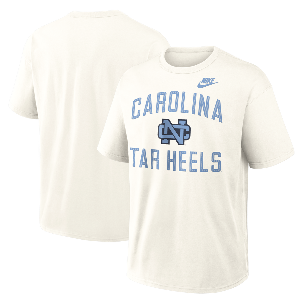 North Carolina Tar Heels NIKE Cream Journey Starts Now T-Shirt for Men product image 1, provided for visual reference and