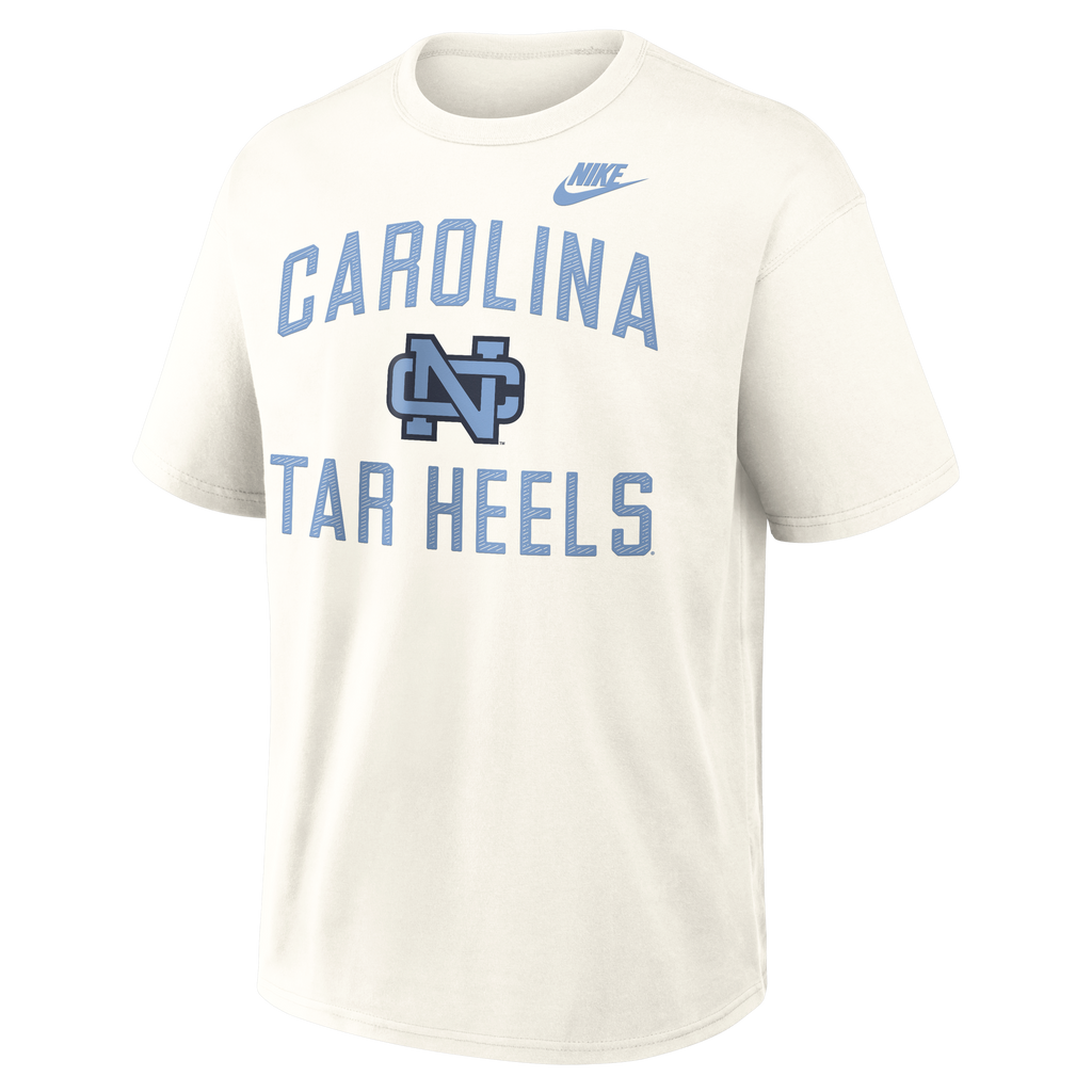 North Carolina Tar Heels NIKE Cream Journey Starts Now T-Shirt for Men product image 2, provided for visual reference and