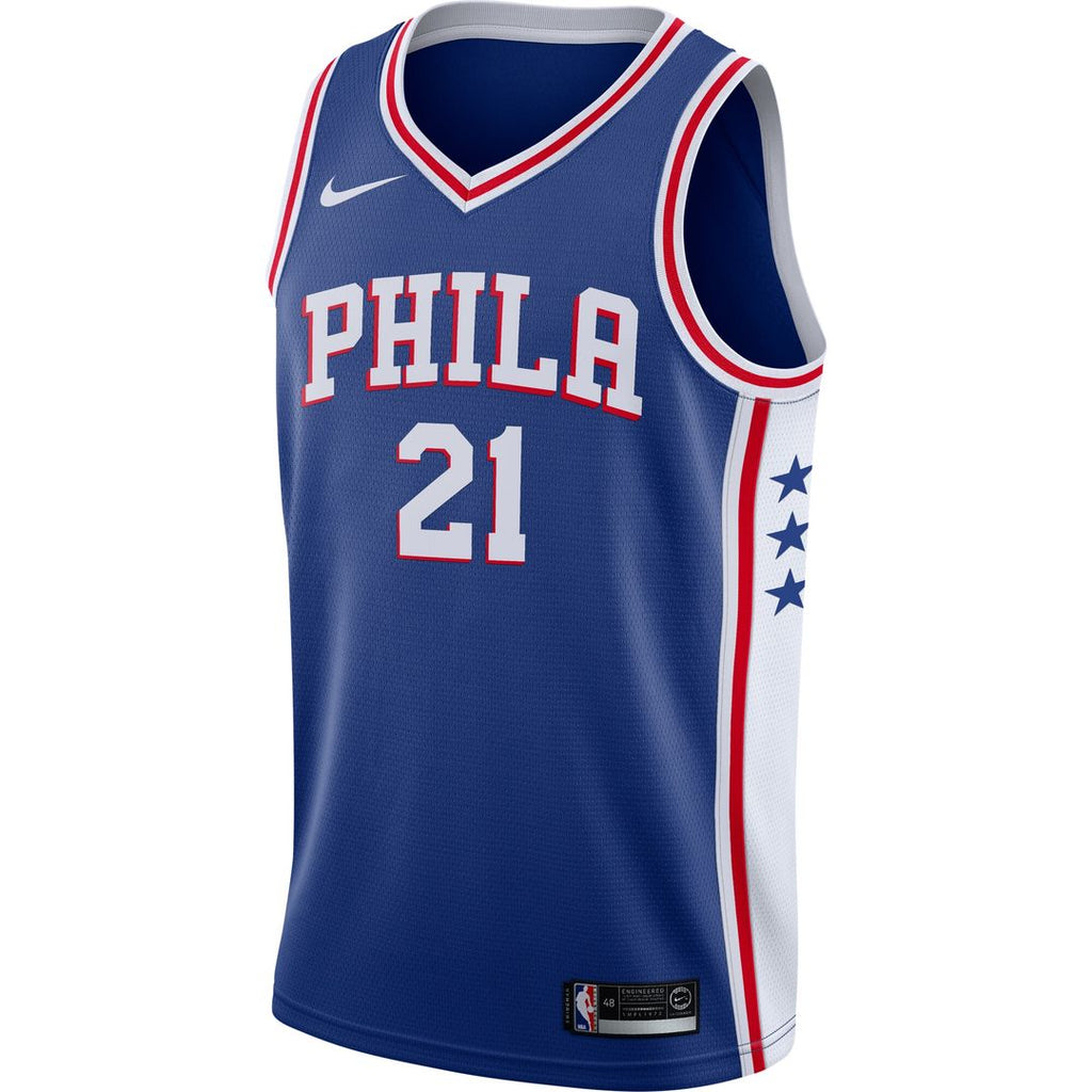 Philadelphia 76ers Joel Embiid Nike Swingman Jersey Royal product image 2