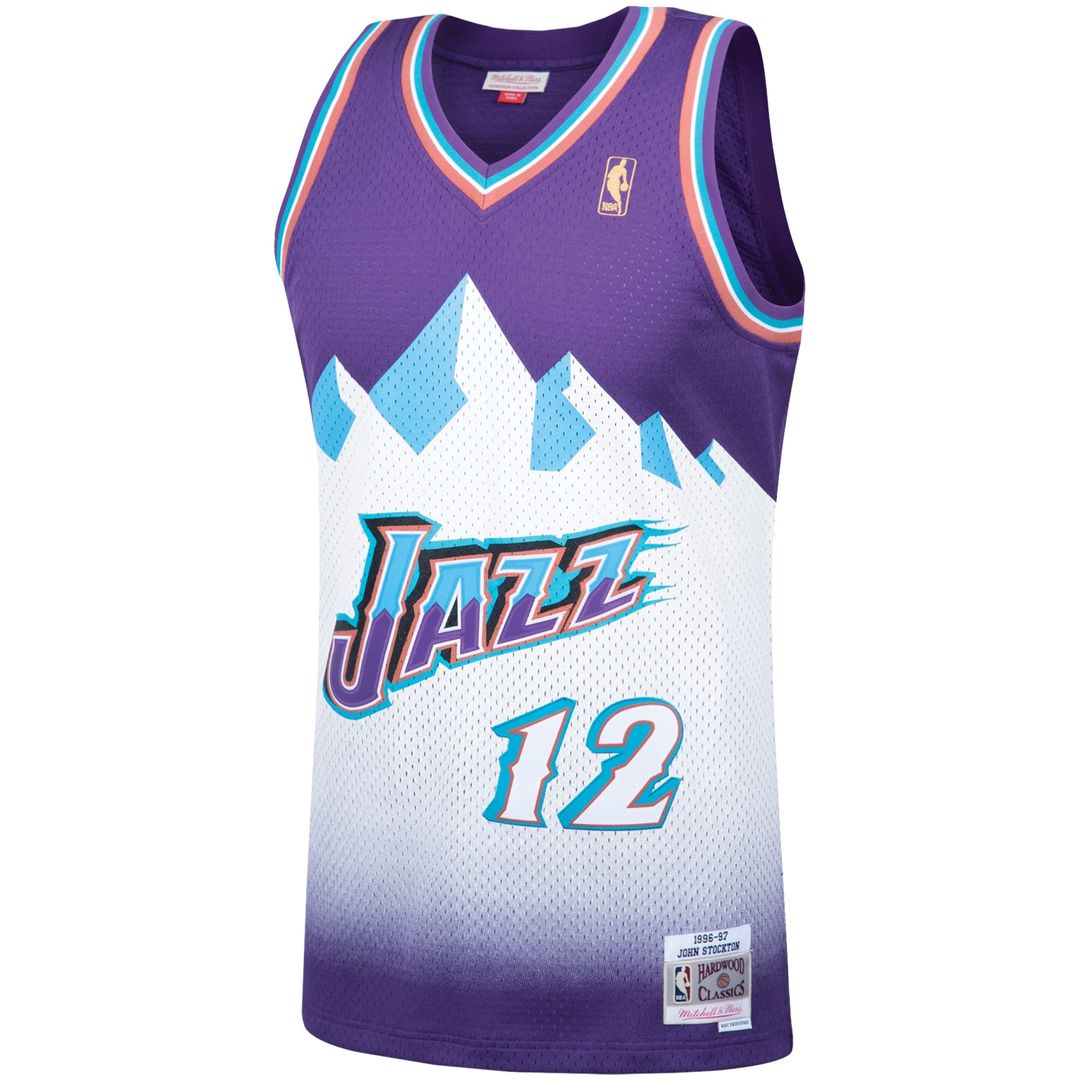 Utah Jazz John Stockton Mitchell & Ness Hardwood Classics product image 2