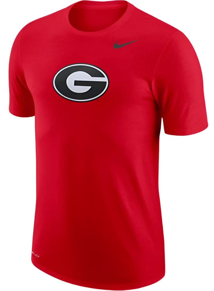 Nike Georgia Bulldogs Red Logo T-Shirt for Men product image 1, provided for visual reference and product detail review