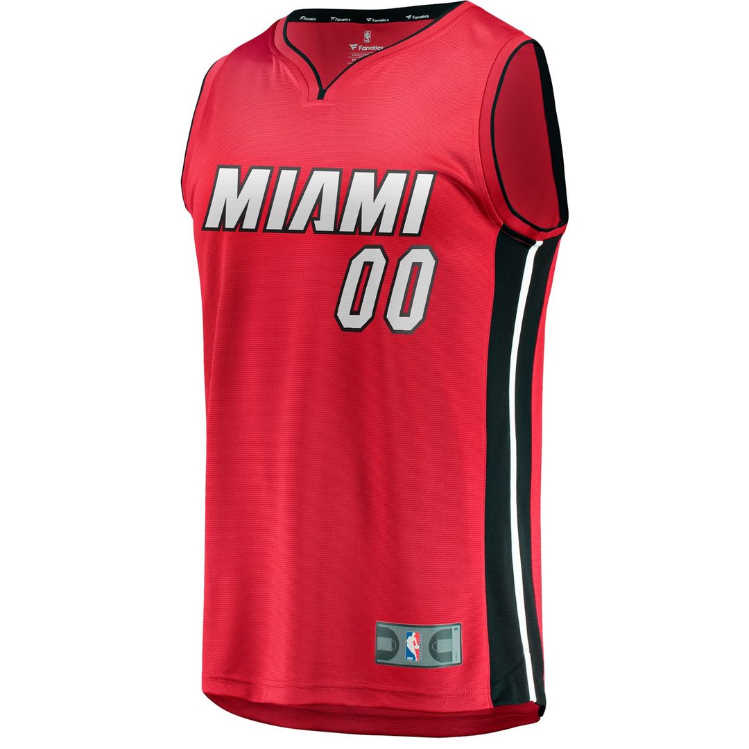 Miami Heat Fanatics Fast Break Custom Jersey - Red product image 2