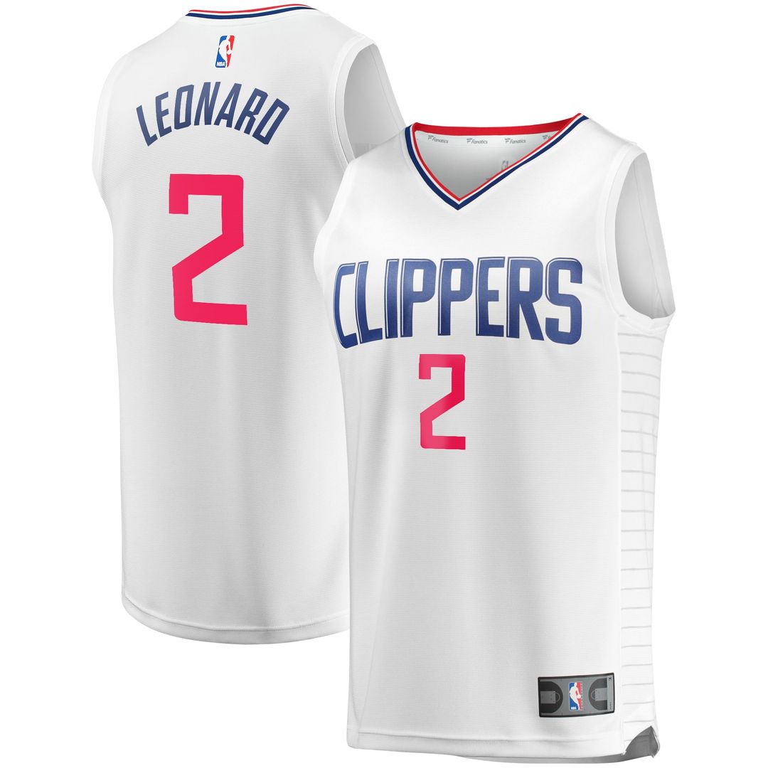 LA Clippers Kawhi Leonard Fanatics Fast Break Replica product image 1