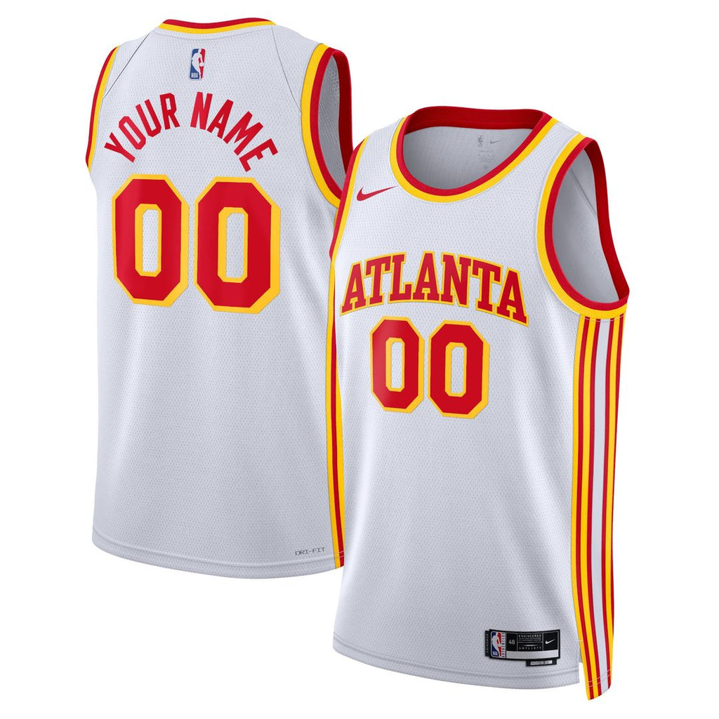Atlanta Hawks Nike Unisex Swingman Custom Jersey White product image 4