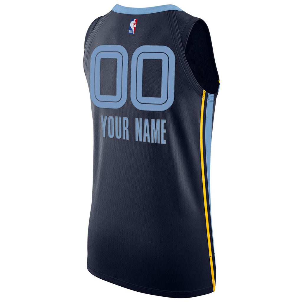 Memphis Grizzlies Nike 2020/21 Authentic Custom Jersey Navy product image 3