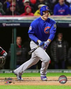 Anthony Rizzo Chicago Cubs 2016 World Series Action Shot product image 1, provided for visual reference and product detail