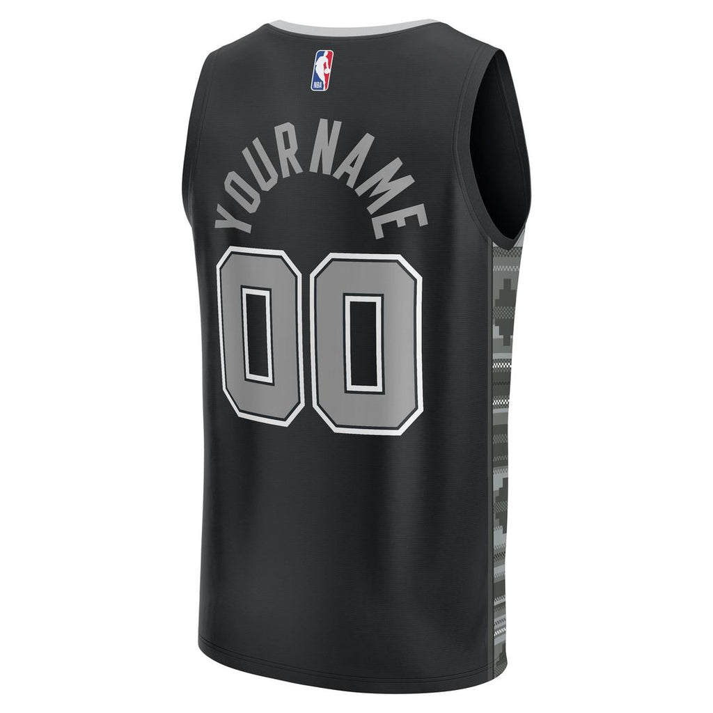 San Antonio Spurs Fanatics Fast Break Custom Replica Jersey product image 3
