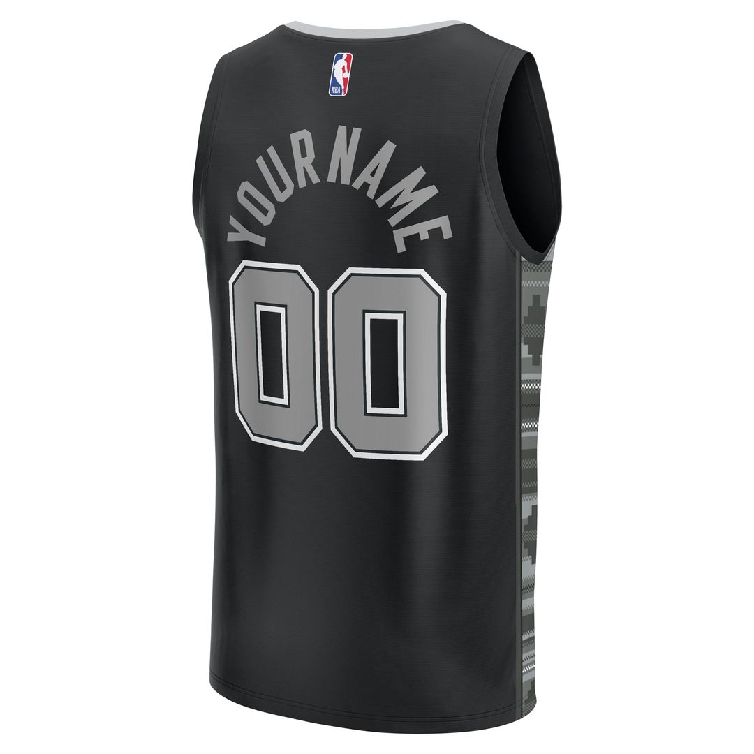 San Antonio Spurs Fanatics Fast Break Custom Replica Jersey product image 3