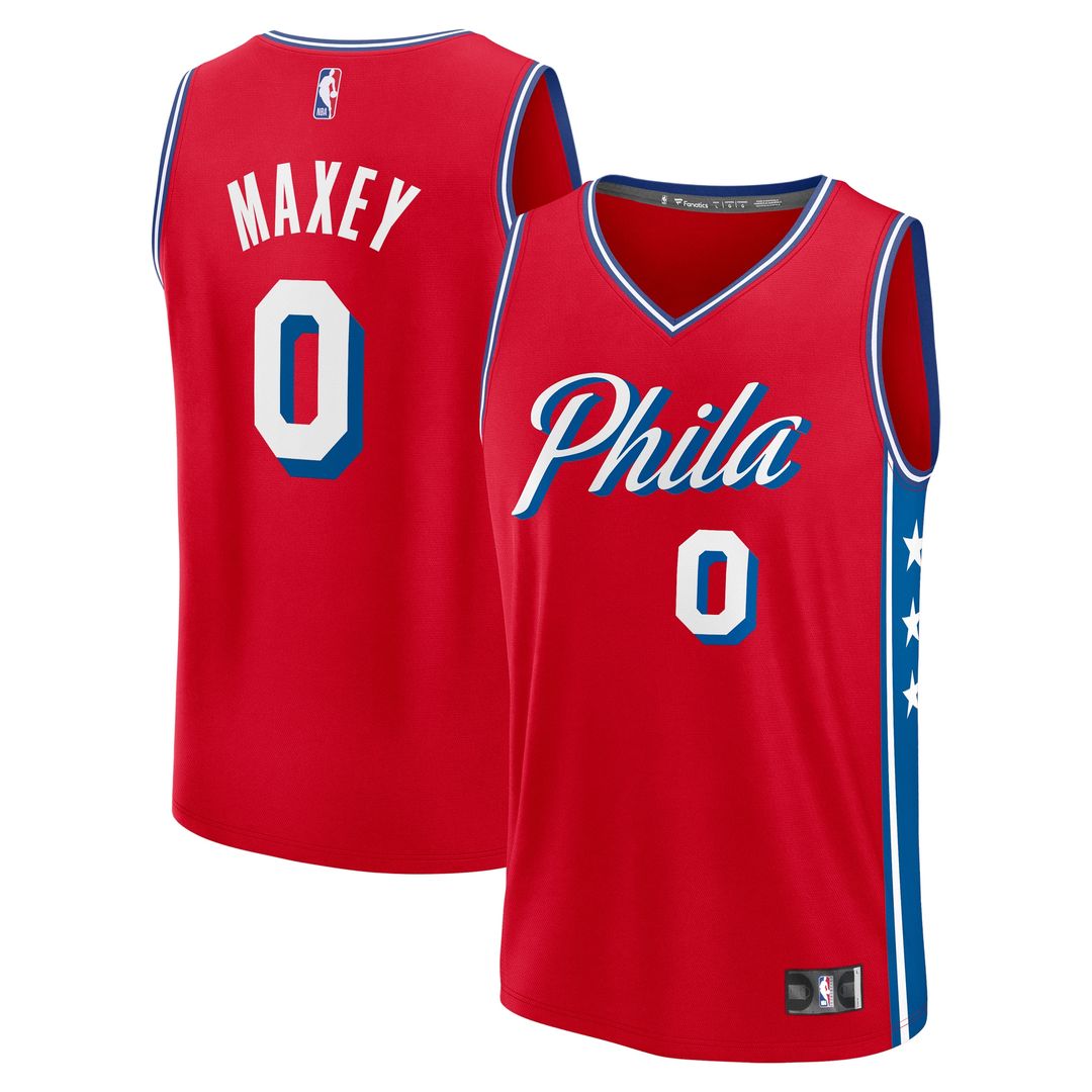 Philadelphia 76ers Tyrese Maxey Fanatics Fast Break Replica product image 1