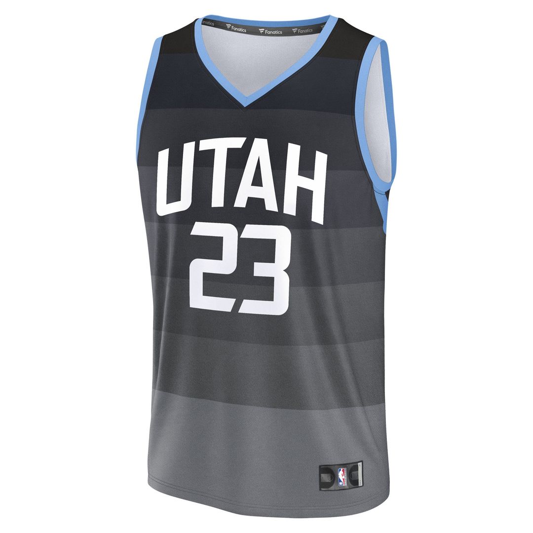 Utah Jazz Lauri Markkanen Fanatics Youth Fast Break Jersey product image 2