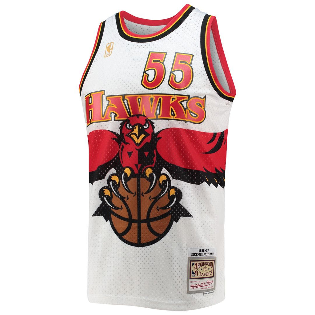 Atlanta Hawks Dikembe Mutombo Mitchell & Ness 1996/97 product image 2