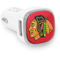 Mizco NHL Chicago Blackhawks USB Car Charger product image 1, provided for visual reference and product detail review