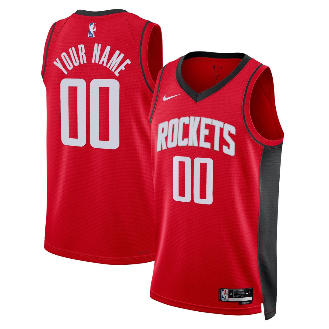 Houston Rockets Nike Unisex Swingman Custom Jersey White product image 7