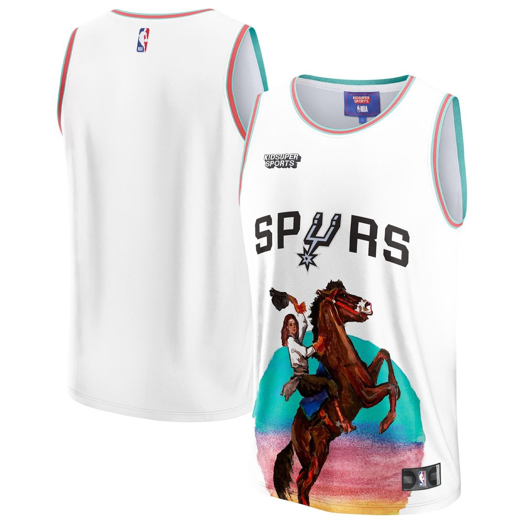 San Antonio Spurs NBA & KidSuper Studios by Fanatics Unisex product image 1