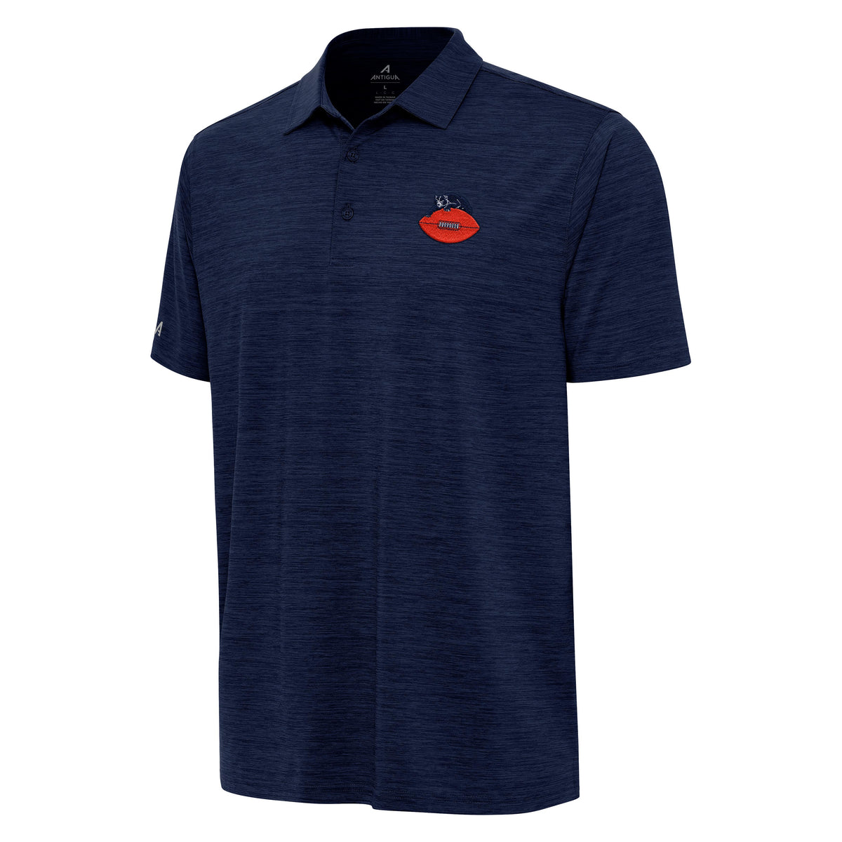 Chicago Bears Antigua Navy 1946 Layout Polo for Men product image 1, provided for visual reference and product detail review