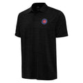 Chicago Cubs Antigua Black Primary Logo Layout Polo for Men product image 1, provided for visual reference and product