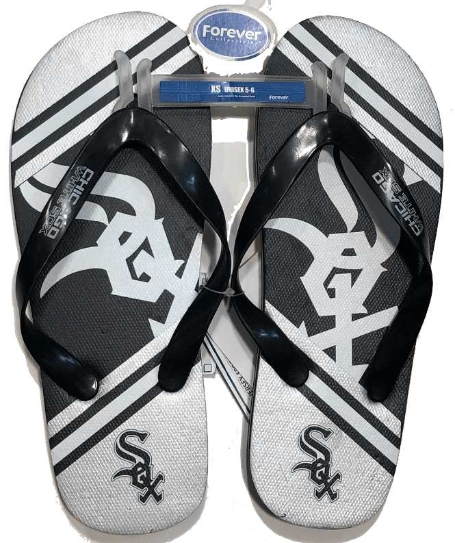 Chicago White Sox MLB Unisex Flp Flops product image 1, provided for visual reference and product detail review
