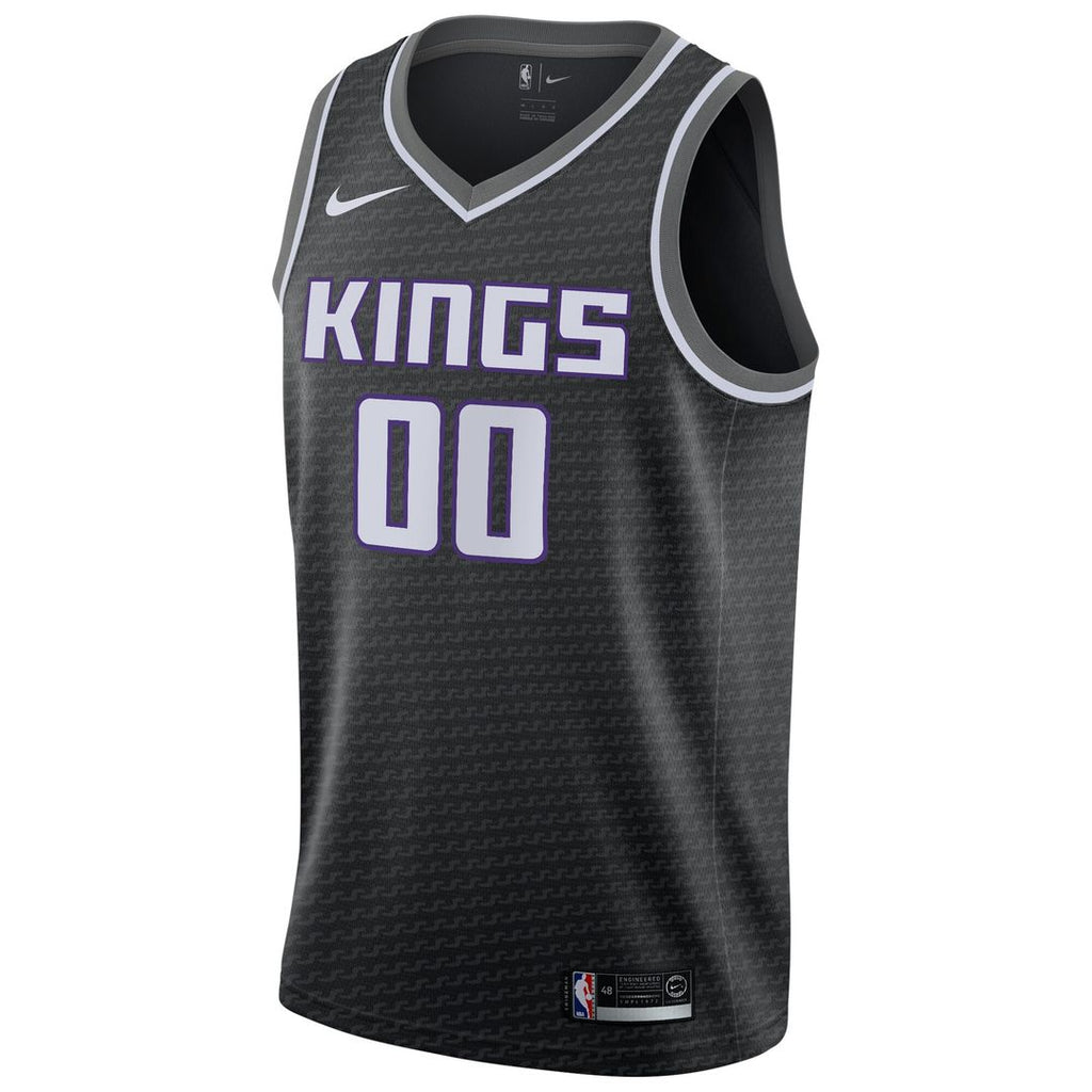 Sacramento Kings Nike Swingman Custom Jersey Black product image 2