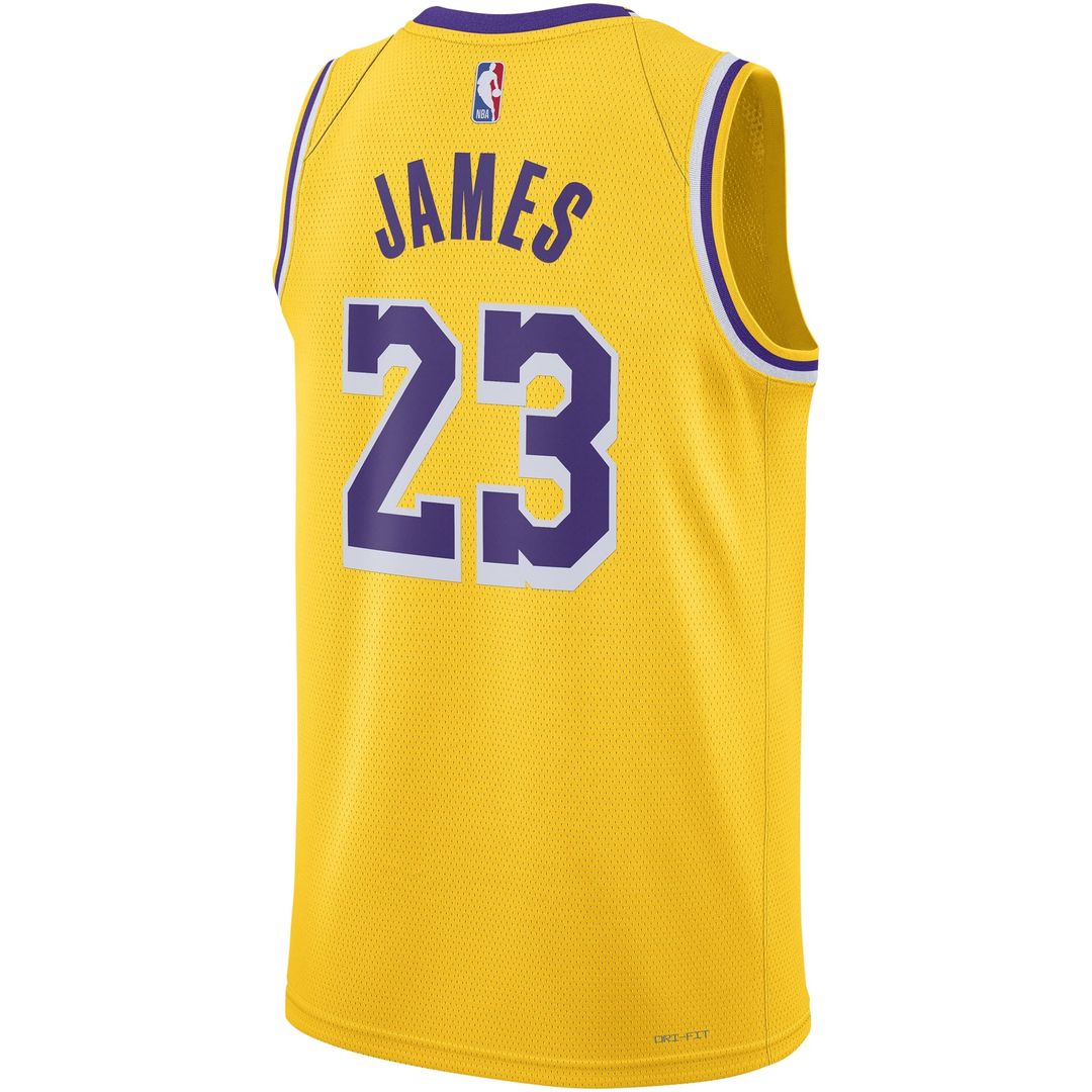 Los Angeles Lakers LeBron James Nike Unisex Swingman Jersey product image 9