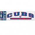 Chicago Cubs Baseball Club 3X10 Perfect Cut Decal product image 1, provided for visual reference and product detail review