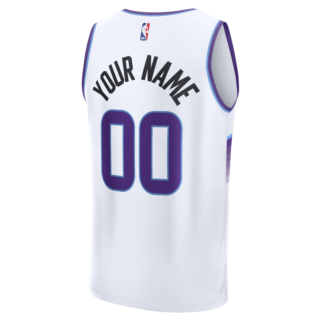 Utah Jazz Fanatics Youth Fast Break Custom Replica Jersey product image 9