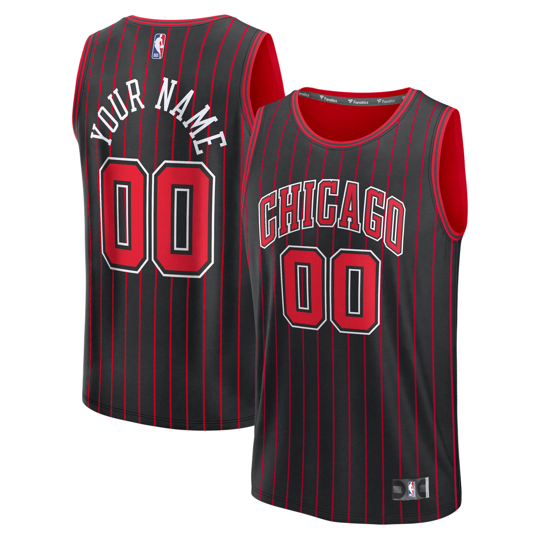 Chicago Bulls Fanatics Fast Break Custom Jersey - Icon product image 1