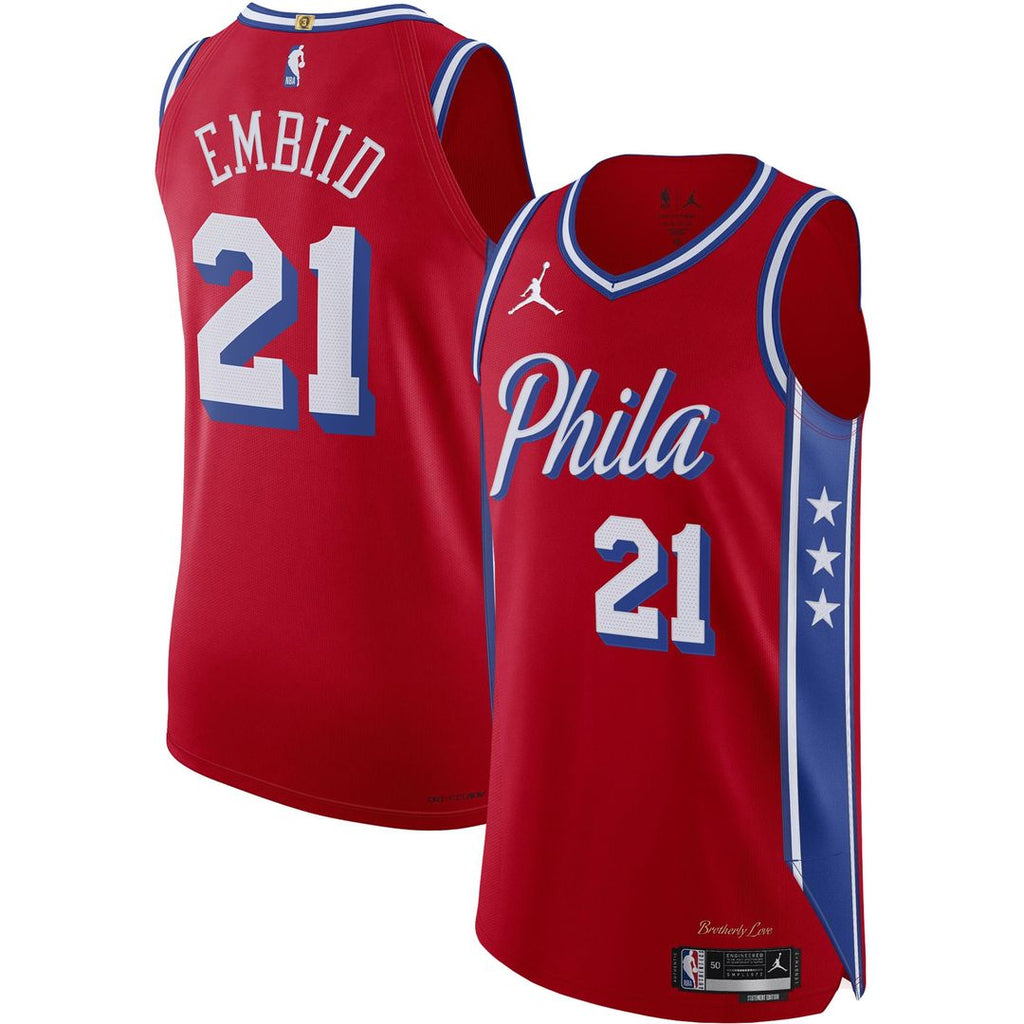 Philadelphia 76ers Joel Embiid Jordan Brand Authentic product image 1