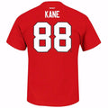 Chicago Blackhawks Patrick Kane Reebok Home Name & Number T-Shirt for Men product image 1, provided for visual reference and