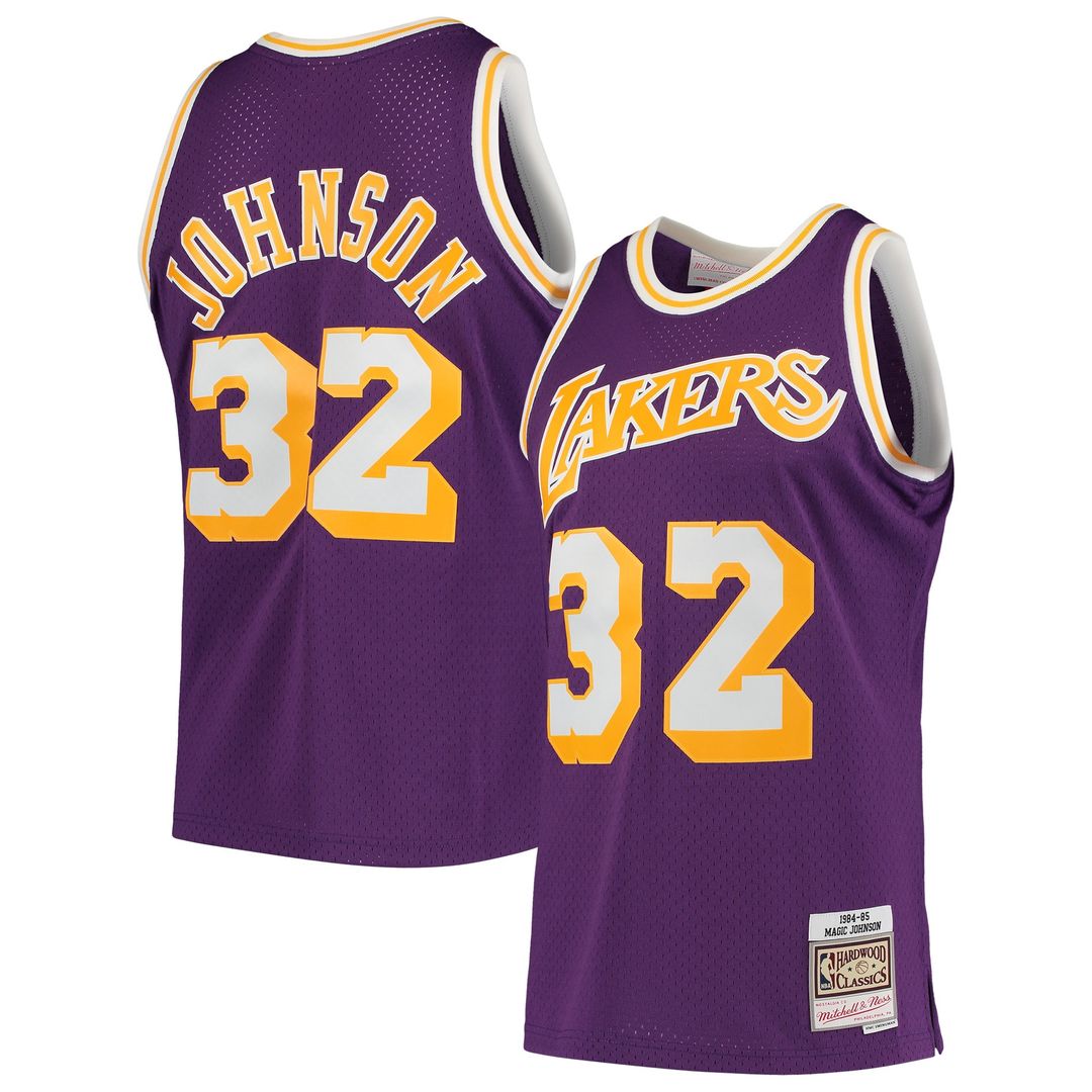 Los Angeles Lakers Magic Johnson Mitchell & Ness 1984/85 product image 1