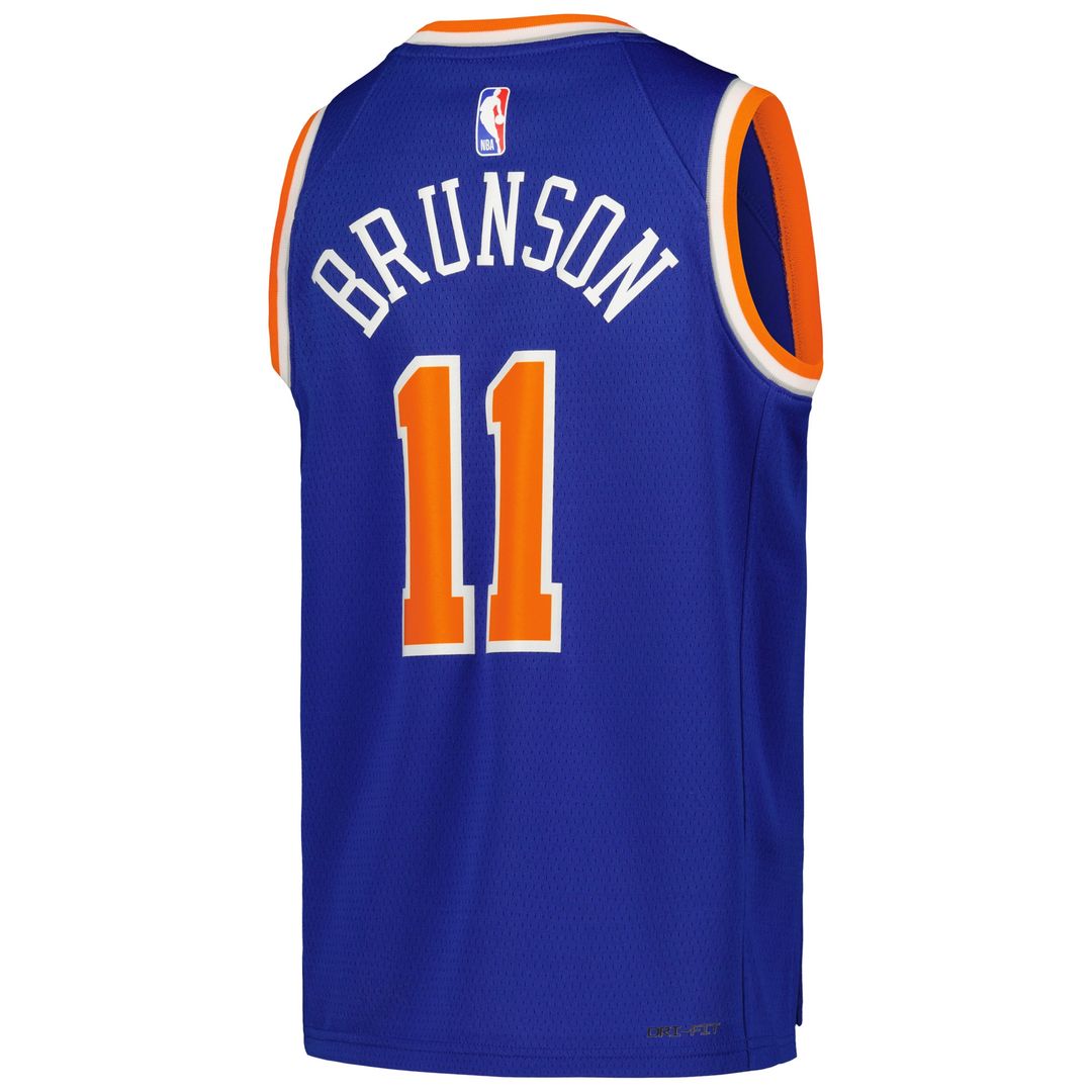 New York Knicks Jalen Brunson Nike Youth Swingman Jersey product image 3