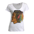 Chicago Blackhawks White Concepts Sport Sublime Short Sleeve Top for Women product image 1, provided for visual reference