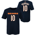 Youth Chicago Bears Mitchell Trubisky Navy Mainliner Name & Number T-Shirt product image 1, provided for visual reference