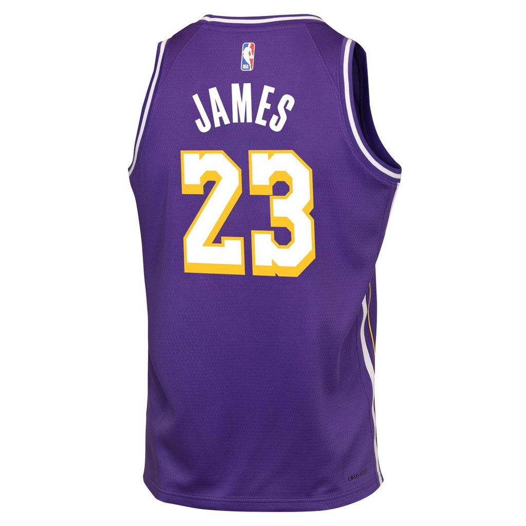 Los Angeles Lakers LeBron James Jordan Brand Youth Swingman product image 3