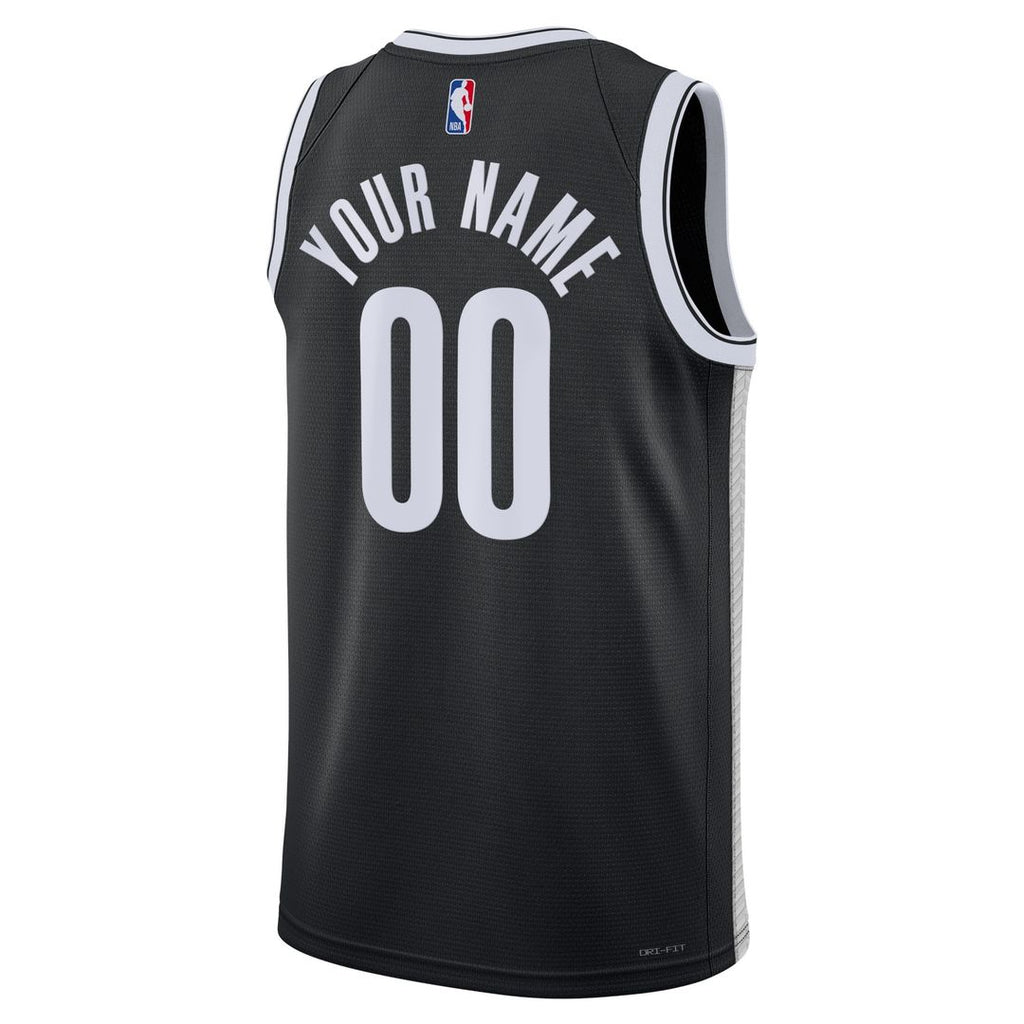 Brooklyn Nets Nike Unisex Swingman Custom Jersey White product image 9