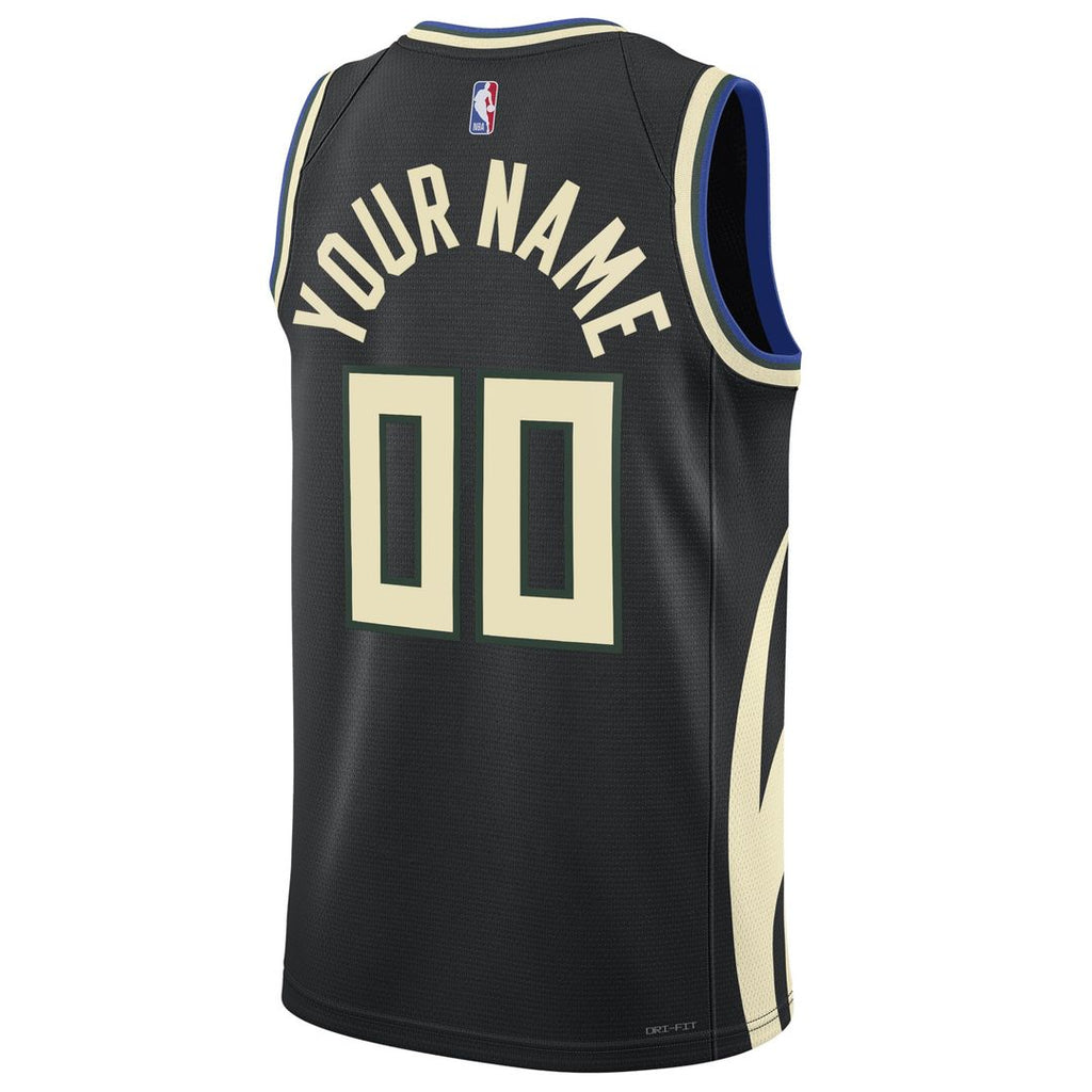 Milwaukee Bucks Jordan Brand Unisex 2022/23 Swingman Custom product image 3