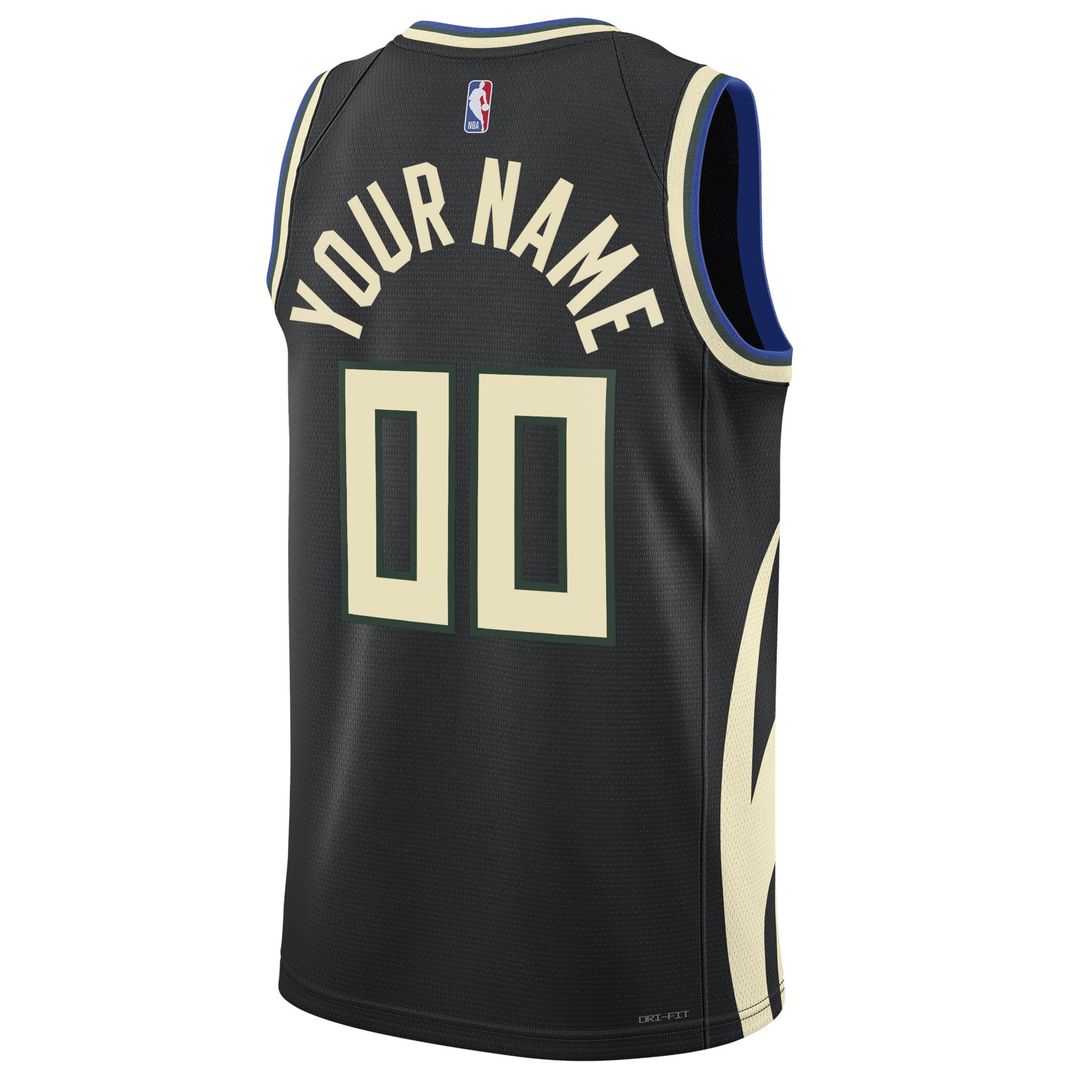 Milwaukee Bucks Jordan Brand Unisex 2022/23 Swingman Custom product image 3