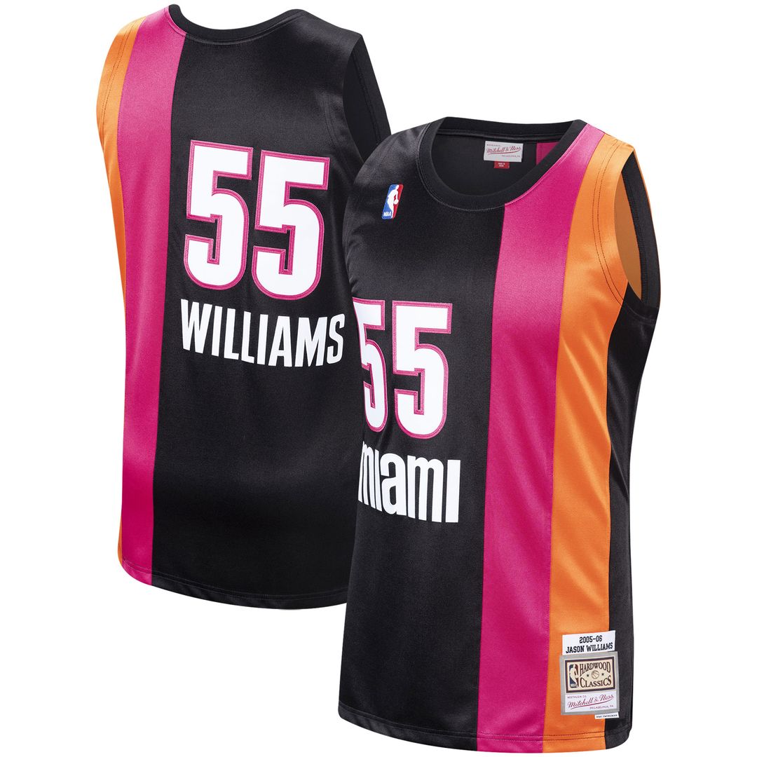 Miami Heat Jason Williams Mitchell & Ness 2005/06 Hardwood product image 1