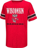 Colosseum Youth University of Wisconsin Badgers Free Agent Short Sleeve T-Shirt product image 1, provided for visual