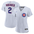Nico Hoerner Chicago Cubs Nike White Home Replica Team Jersey for Women product image 1, provided for visual reference and