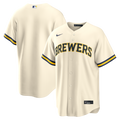 Milwaukee Brewers Nike Cream Home Replica Team Jersey for Men product image 1, provided for visual reference and product