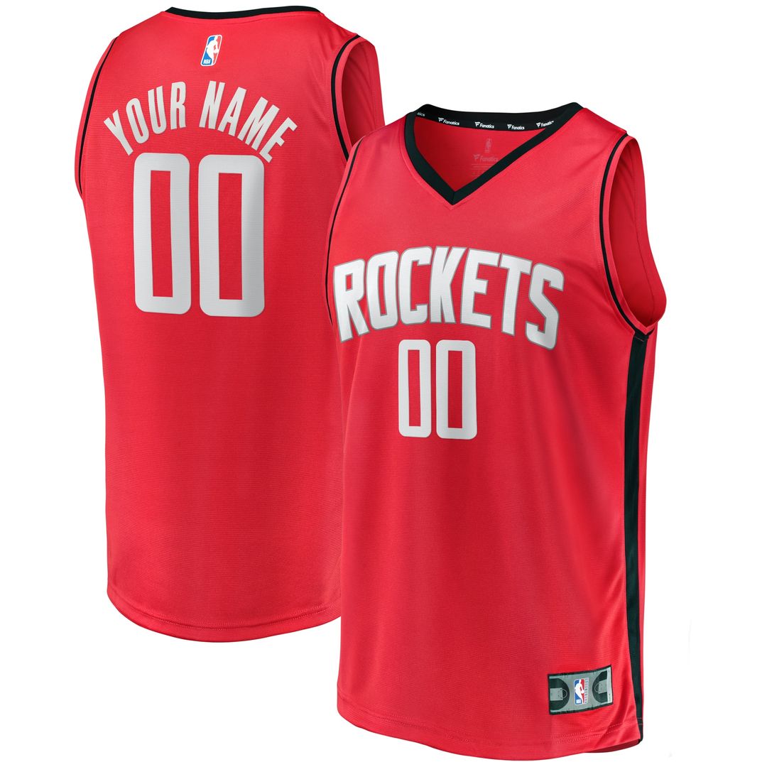 Houston Rockets Fanatics Fast Break Custom Replica Jersey product image 1