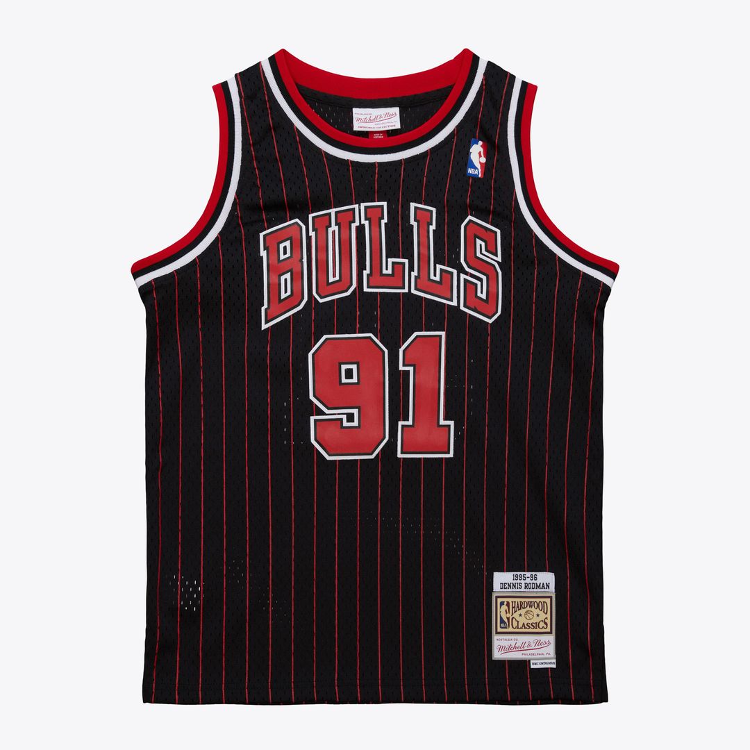 Chicago Bulls Dennis Rodman Youth 1995/96 Swingman Jersey product image 1