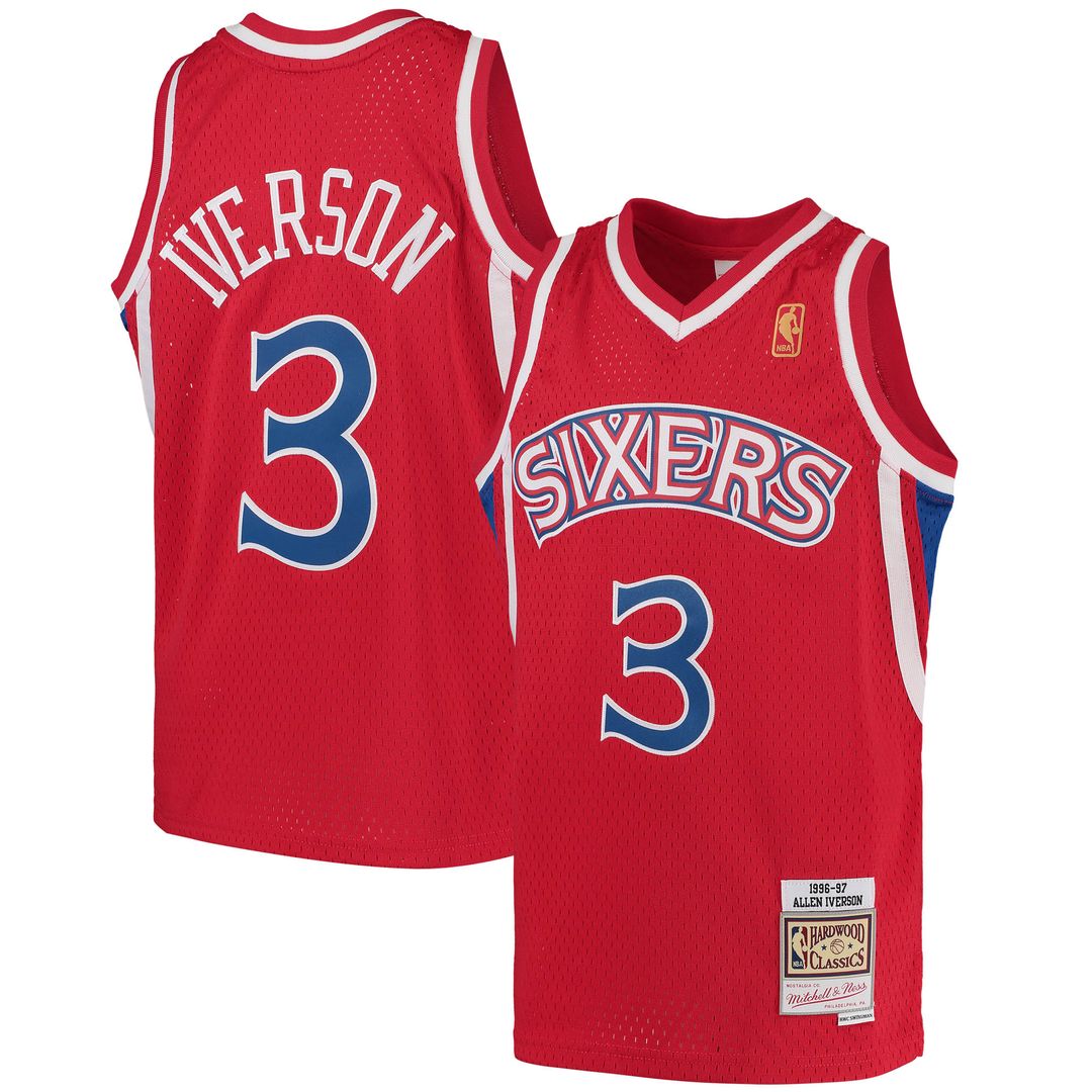 Philadelphia 76ers Allen Iverson Mitchell & Ness Youth product image 1