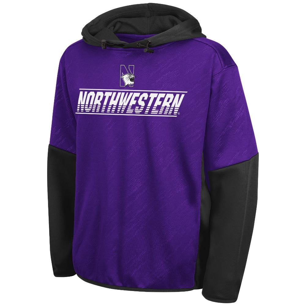 NCAA Northwestern Wildcats Youth Sleet Fleece By Colosseum Athletics product image 1, provided for visual reference and