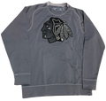 Chicago Blackhawks Volt Crew Neck Performance Sweatshirt By Antigua product image 1, provided for visual reference and