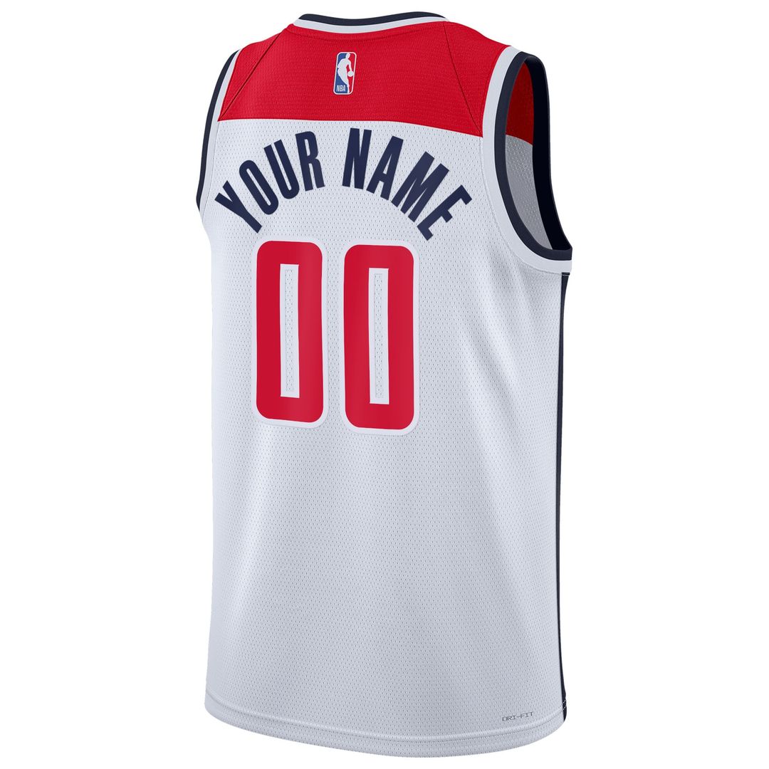 Washington Wizards Nike Unisex Swingman Custom Jersey White product image 3